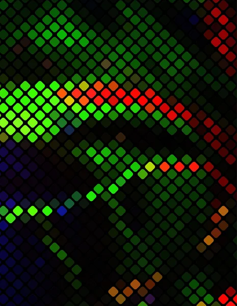 Neon astratto mosaico sfondo — Foto Stock