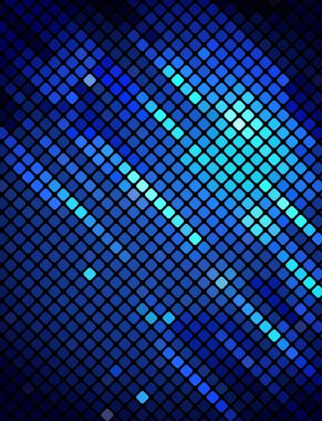 Neon soyut mozaik vektör arka plan