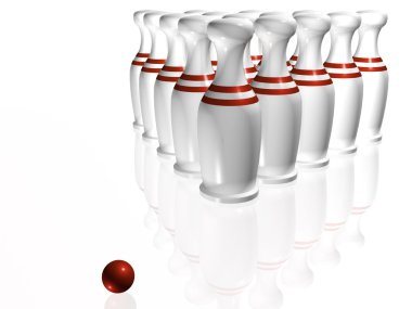 Skittles ve beyaz topa