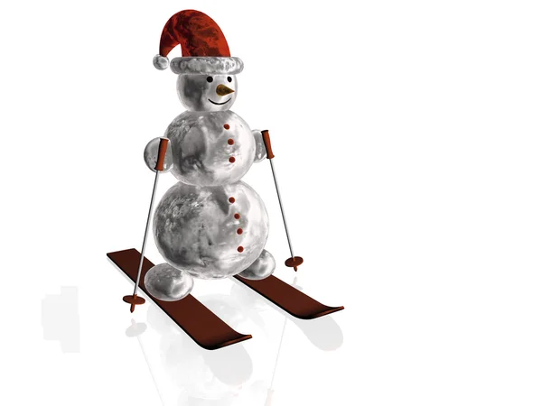 Homem de neve — Fotografia de Stock