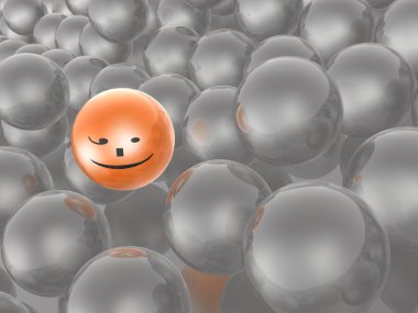 turuncu ve gri Küre