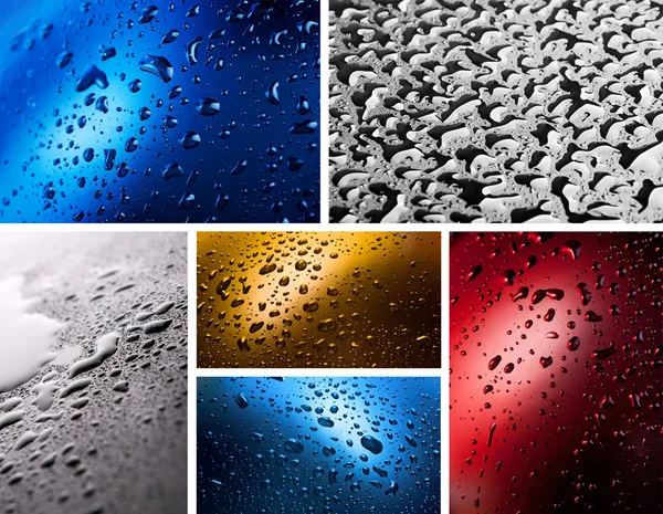 Gotas de agua abstractas — Foto de Stock