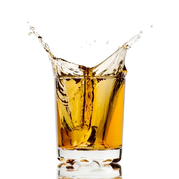 Whisky splash — Stockfoto