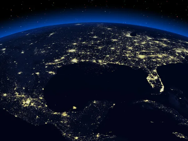 Night earth — Stock Photo, Image