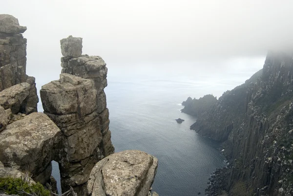 Dolerite Cliffs Cape Pillar — Stock Photo, Image