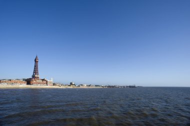 blackpool deniz okyanus manzarası