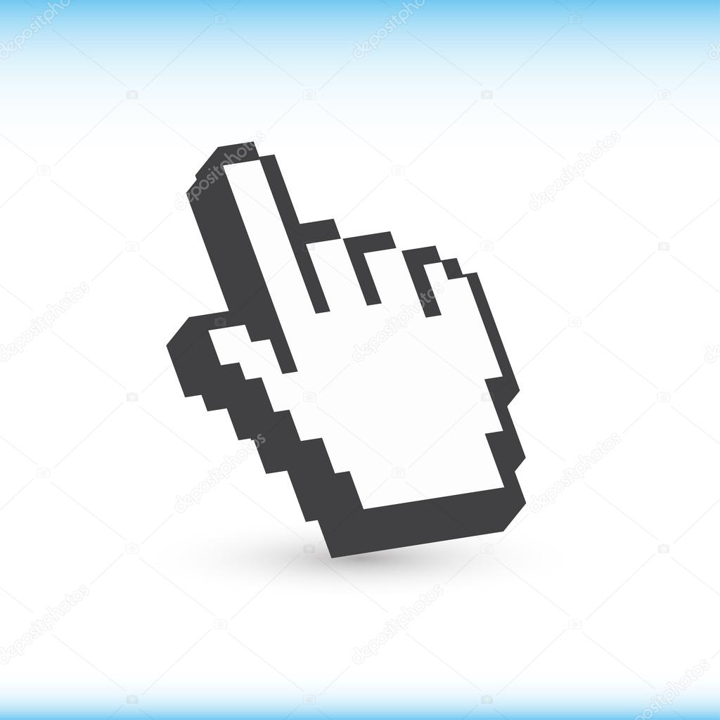 Computer hand cursor