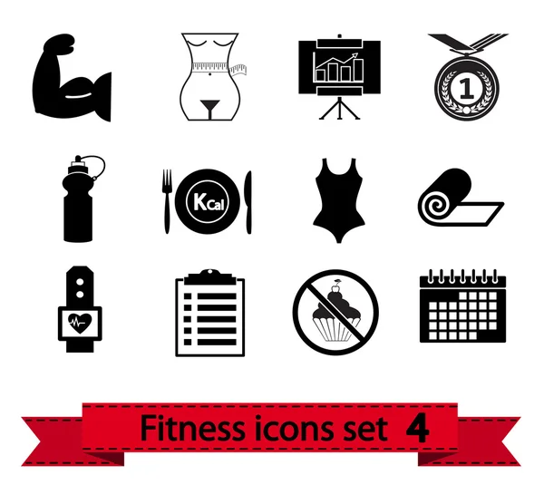 Fitness icon 4 — Stock Vector