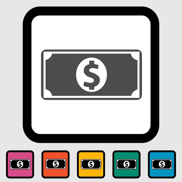 Dollar icon — Stock Vector