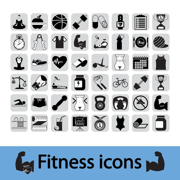 Fitness Icons set