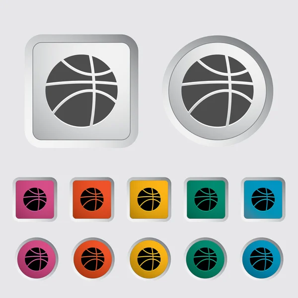 Icône de basket-ball . — Image vectorielle