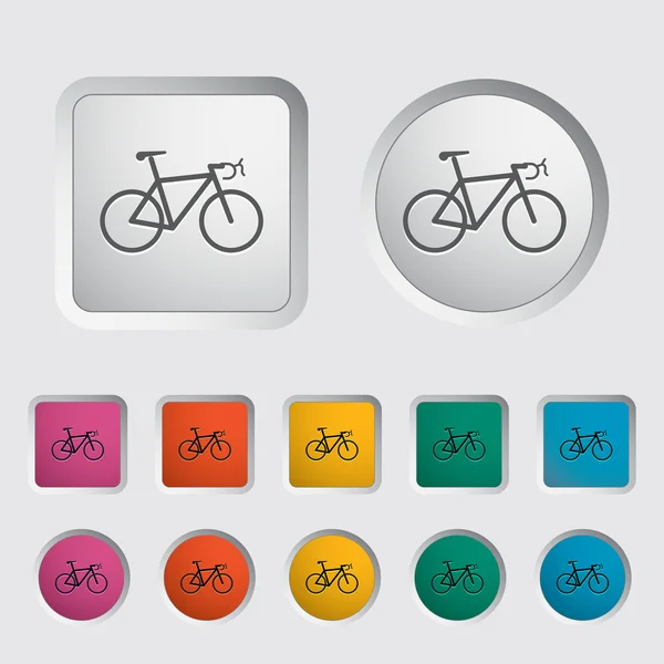 Icono de bicicleta. — Vector de stock