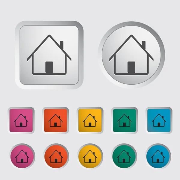 Home single icon. — Stock Vector