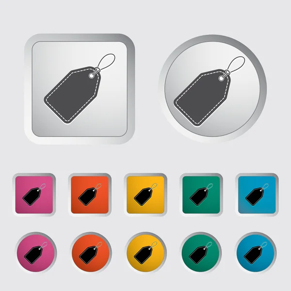 Label pictogram. — Stockvector