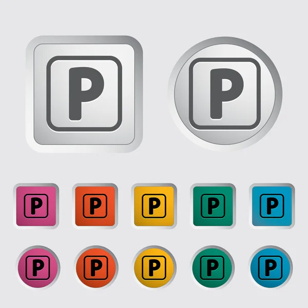 Symbole parking . — Image vectorielle
