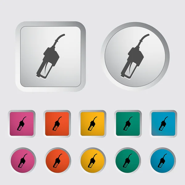 Tanken mondstuk pictogram. — Stockvector