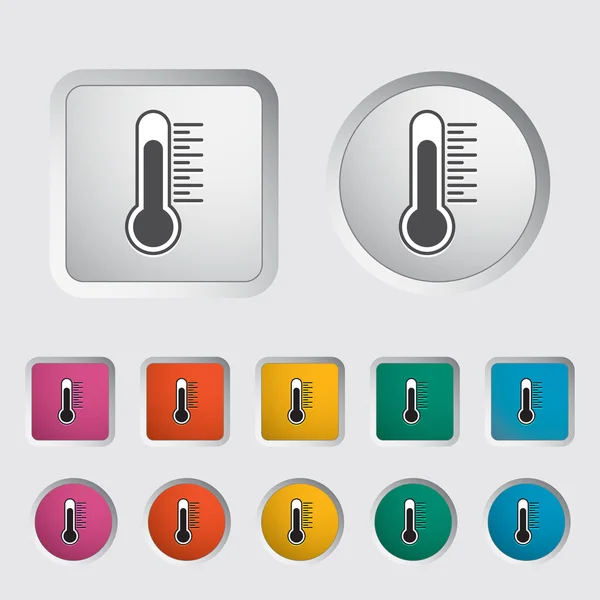 Icono del termómetro . — Archivo Imágenes Vectoriales