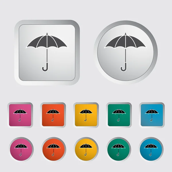 Regenschirm-Symbol. — Stockvektor
