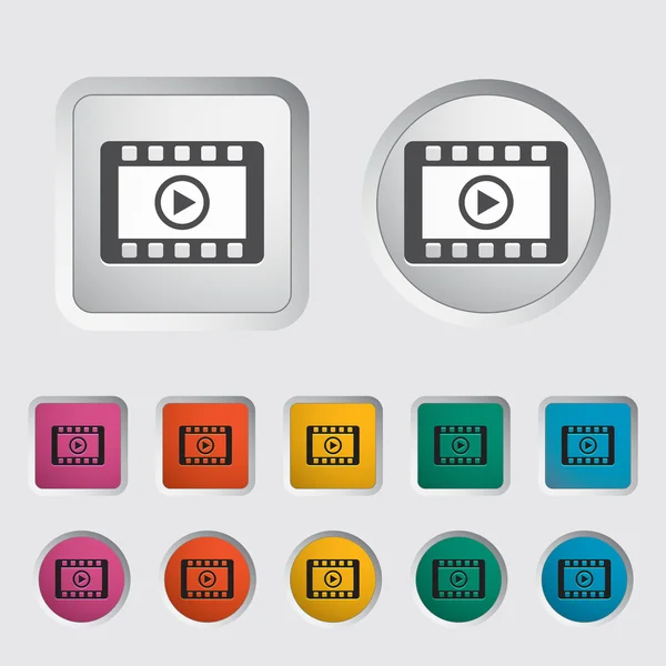 Video icon. — Stock Vector