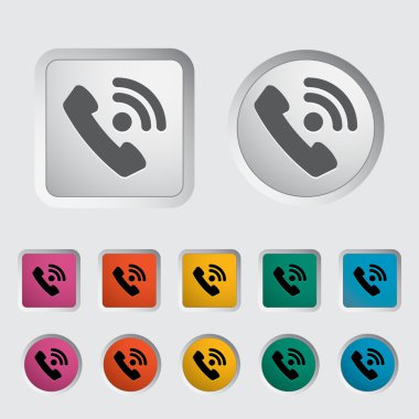 ofis telefon simgesi.