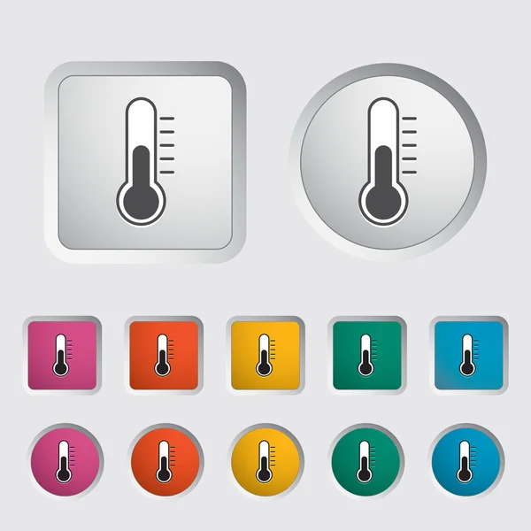 Icône du thermomètre . — Image vectorielle