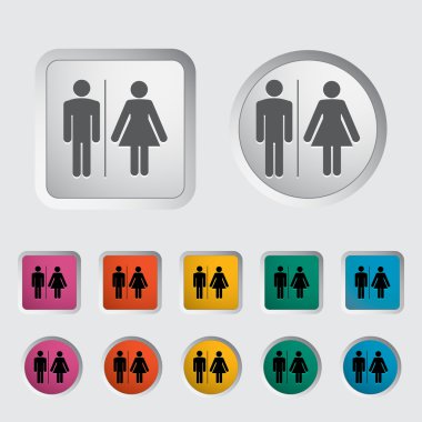 WC Tek simge.