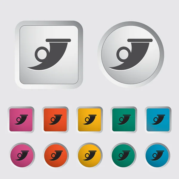 Post symbool één pictogram. — Stockvector