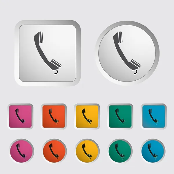 Office phone icon. — Stock Vector