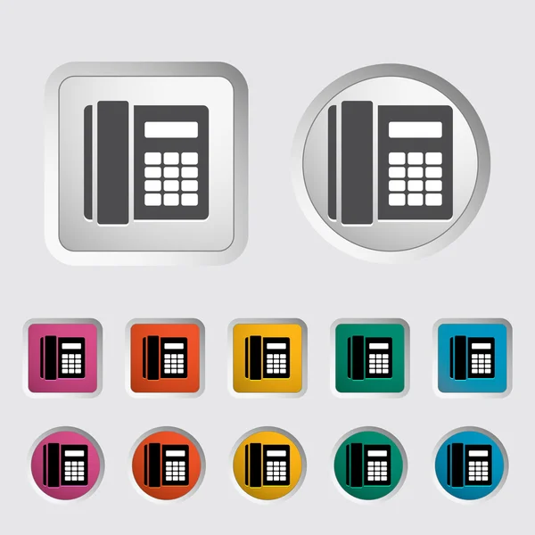 Office phone icon. — Stock Vector