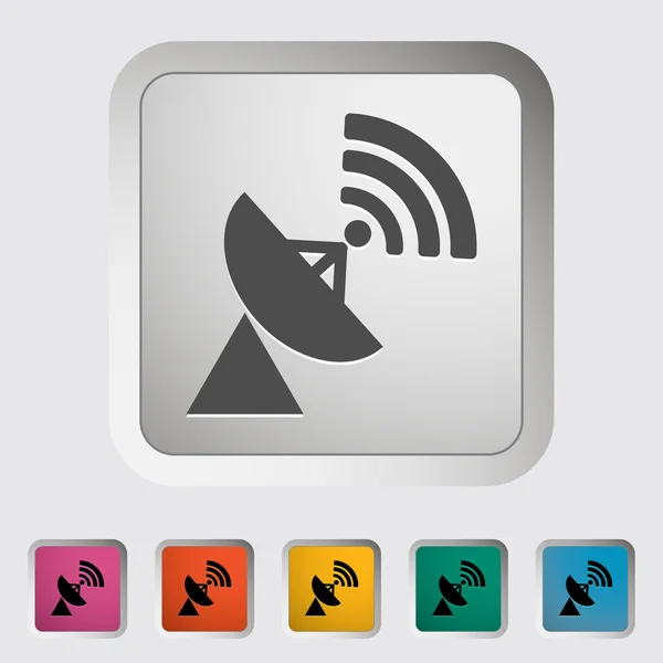 Satellietantenne — Stockvector