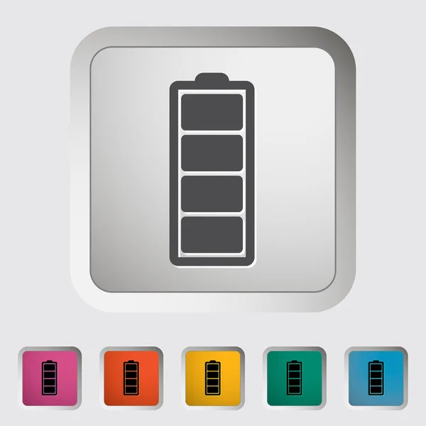 Volle batterij — Stockvector