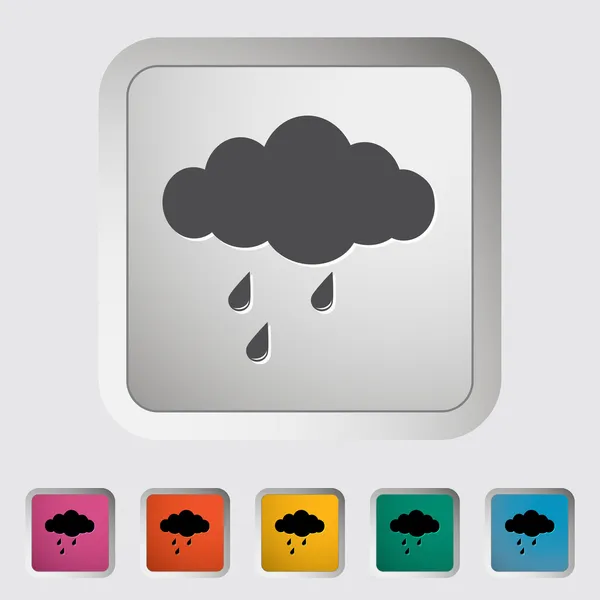 Signo de lluvia . — Vector de stock