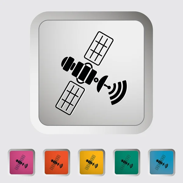 Satellietcommunicatie — Stockvector