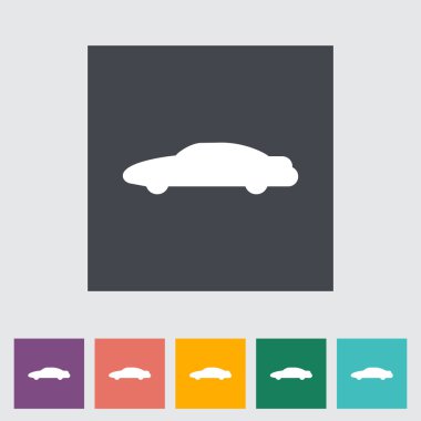 Arabayı düz simgesi.