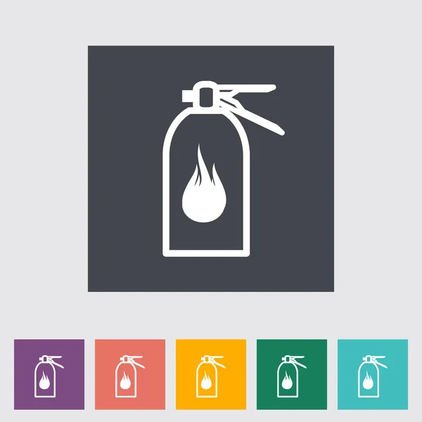 Fire extinguisher flat icon. — Stock Vector