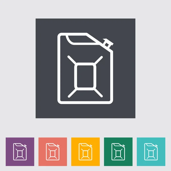 Gas Containers flat icon. — Stock Vector