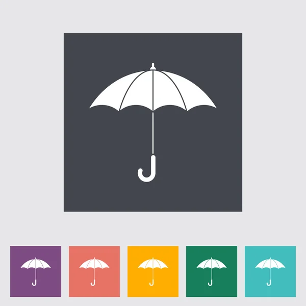 Umbrella flat icon. — Stock Vector