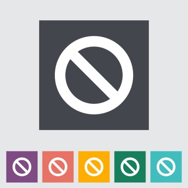 İçki yasağı düz işareti.