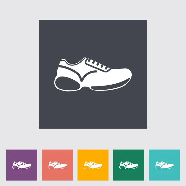 Zapatos Icono plano. — Vector de stock