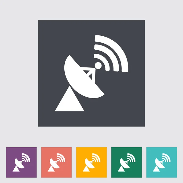 Satellietantenne — Stockvector