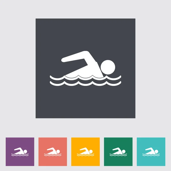 Icono de piscina . — Vector de stock