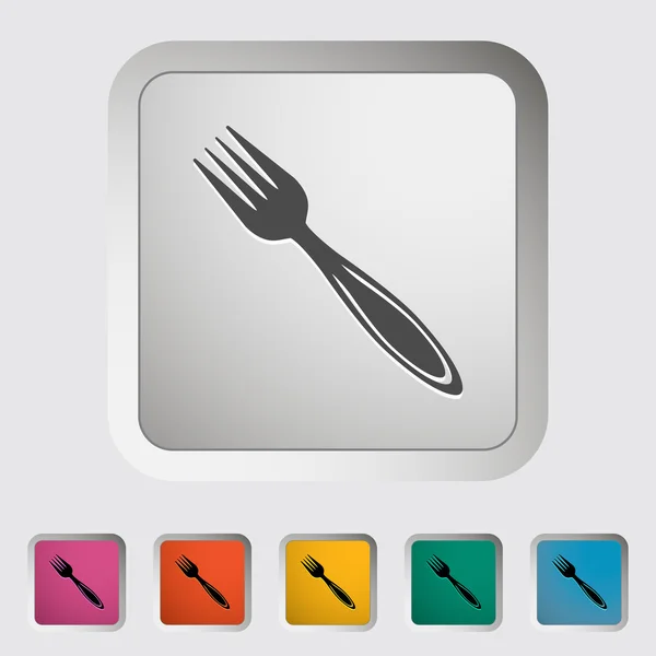 Fork icon — Stock Vector