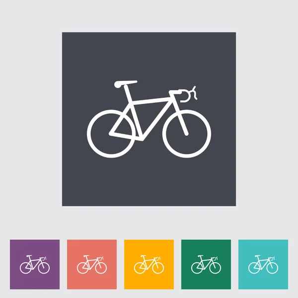 Bicycle flat icon. — Stock Vector