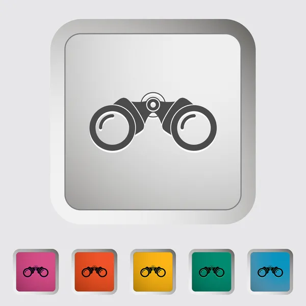 Binoculars icon — Stock Vector