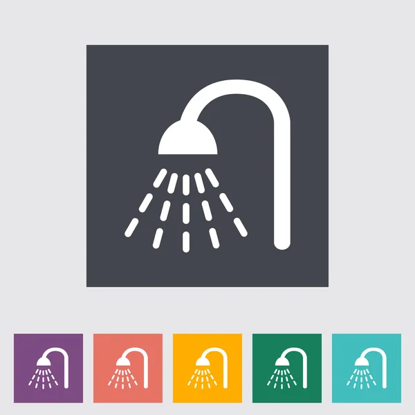 Płaski ikona prysznic — Wektor stockowy