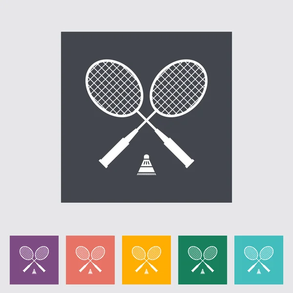 Badminton — Stockvektor