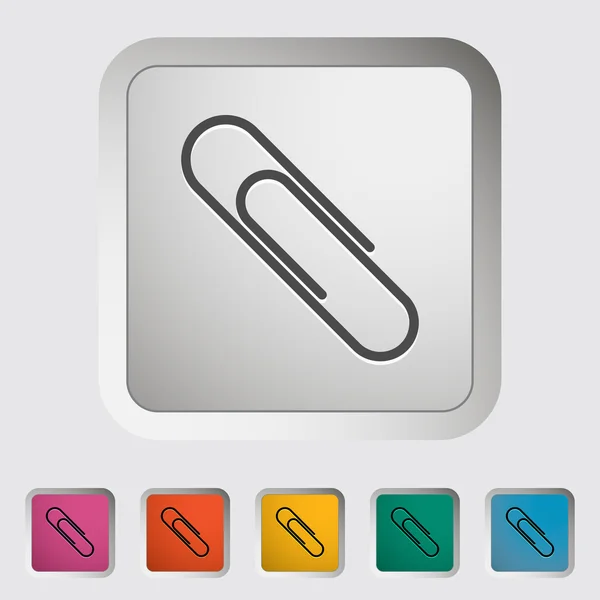 Icône Clip — Image vectorielle