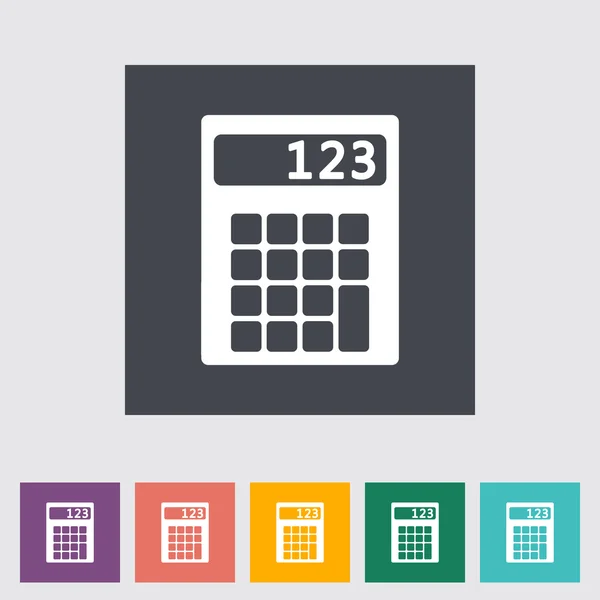 Calculatorpictogram. — Stockvector