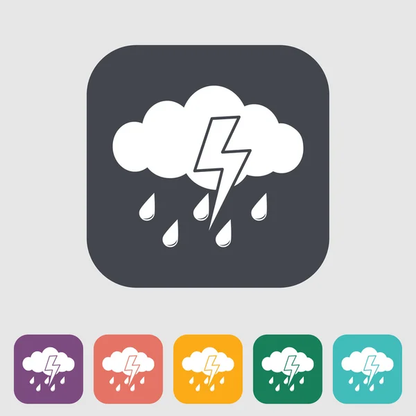 Storm pictogram — Stockvector