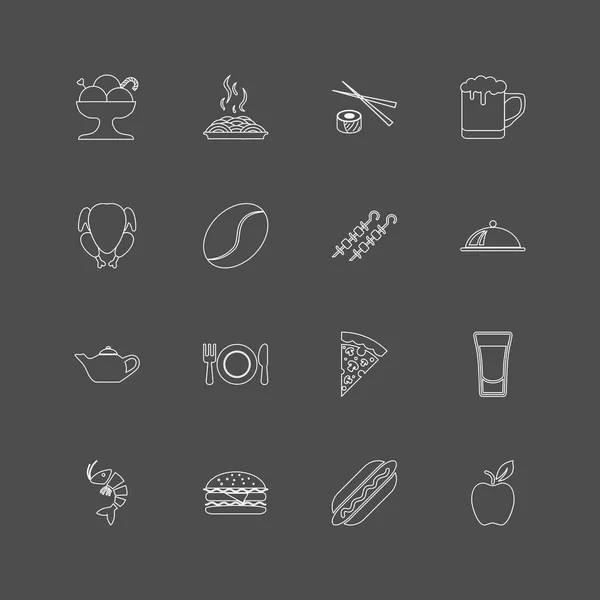 Food icons — Stock Vector